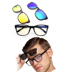 نظارات الرؤية السحرية ذات العدسات المغناطيسة ذاتية الضبط  + التوصيل مجانا و الدفع عند الاستلام