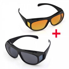 نظارات للسياقة بالليل و النهار + التوصيل بالمجان و الدفع عند الاستلام